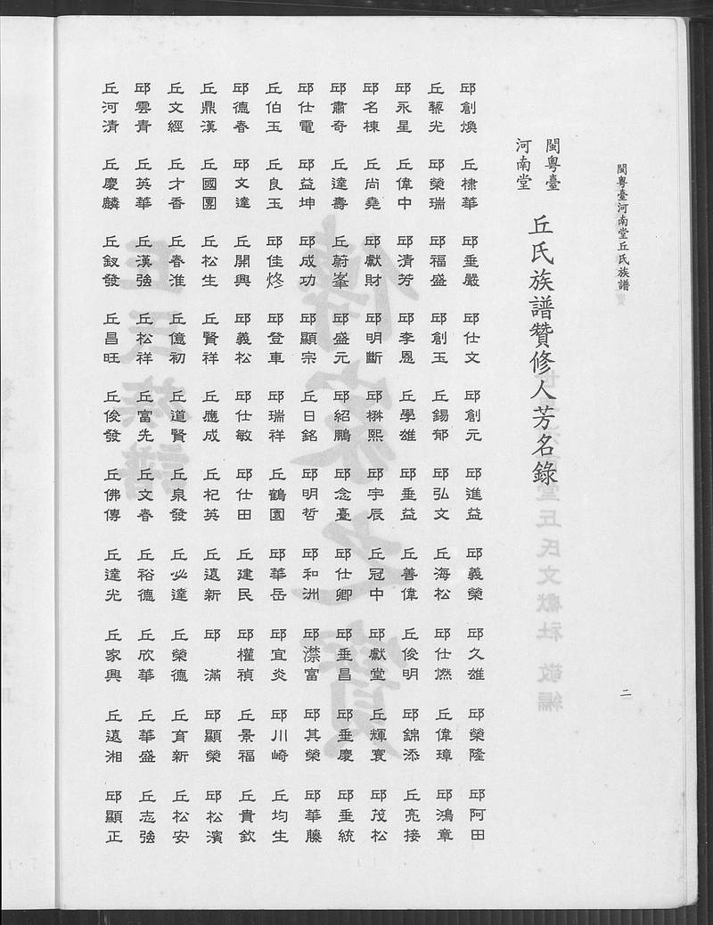 族谱预览