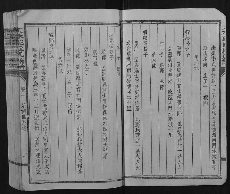 族谱预览