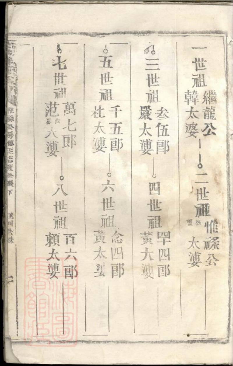 族谱预览
