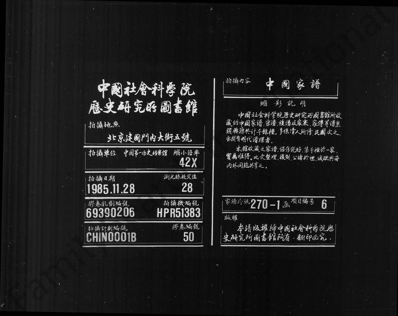 族谱预览