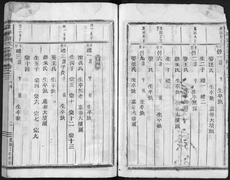 族谱预览