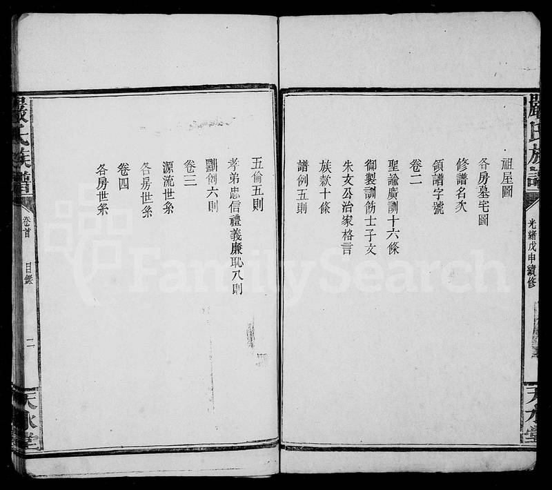 族谱预览