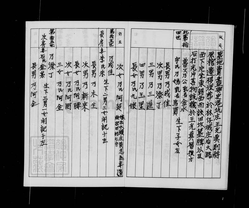 族谱预览