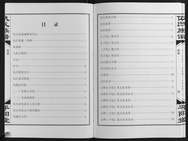 族谱预览