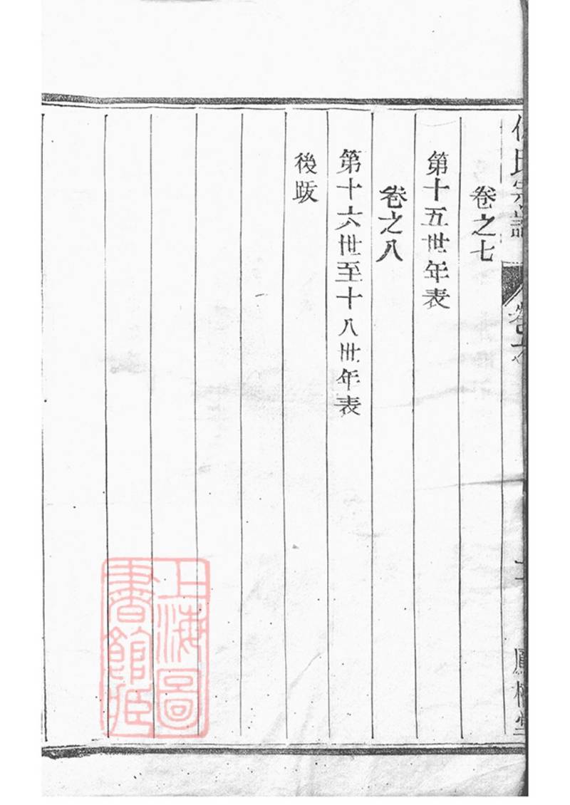 族谱预览