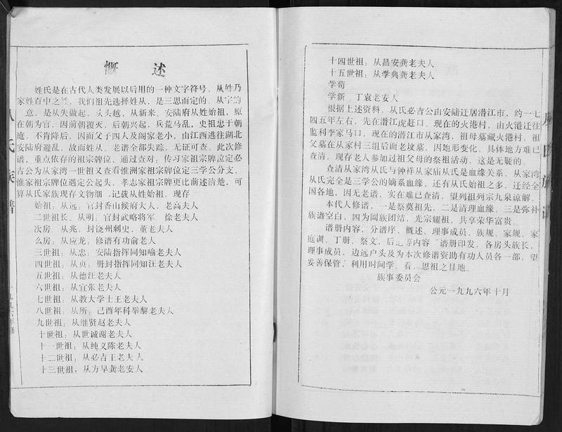 族谱预览