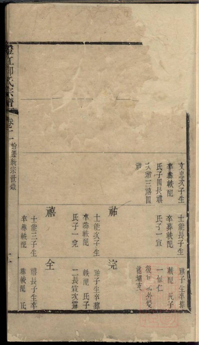 族谱预览