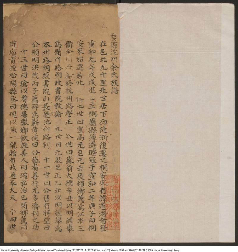 族谱预览