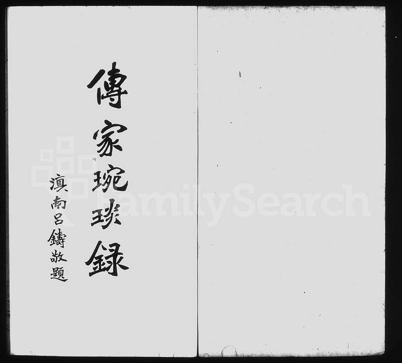 族谱预览