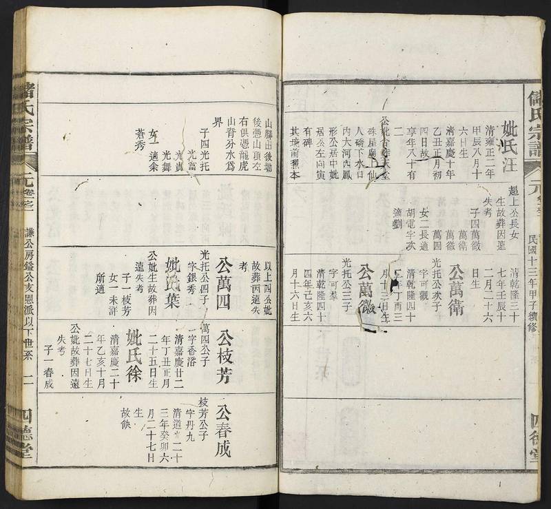 族谱预览
