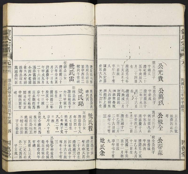 族谱预览