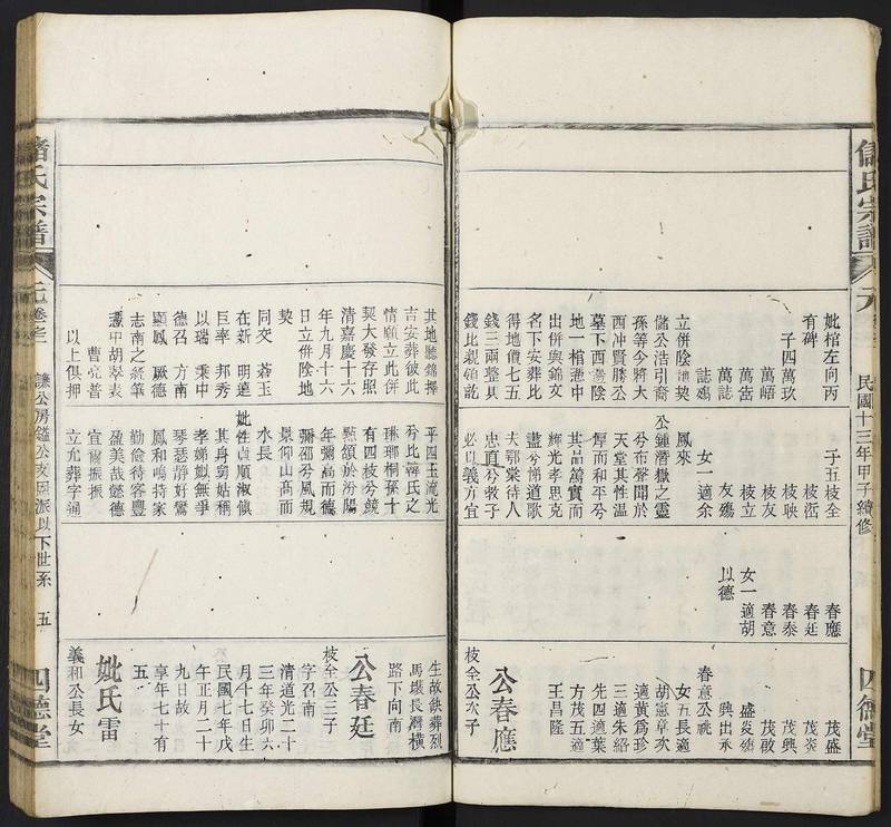 族谱预览