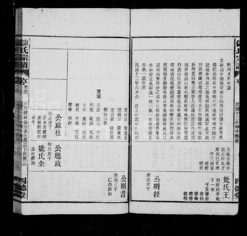 族谱预览