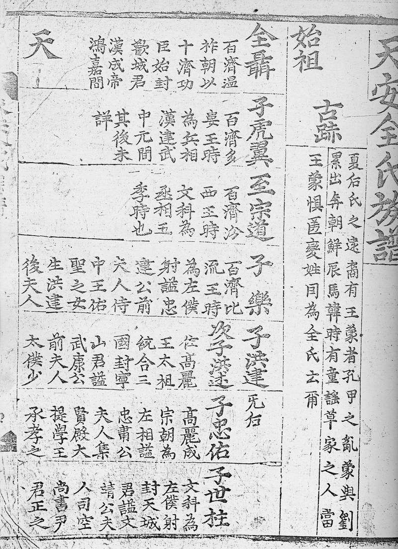 族谱预览