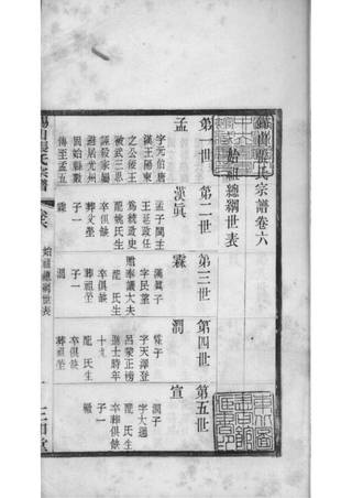 族谱预览
