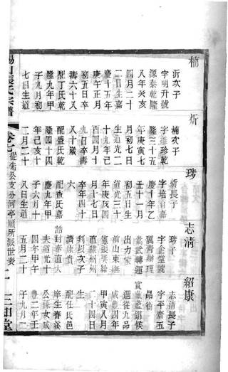 族谱预览