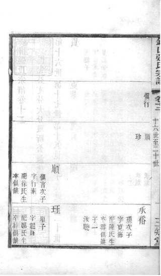 族谱预览