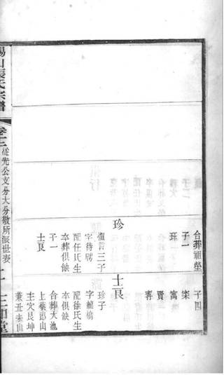 族谱预览