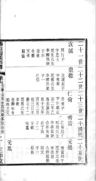 族谱预览