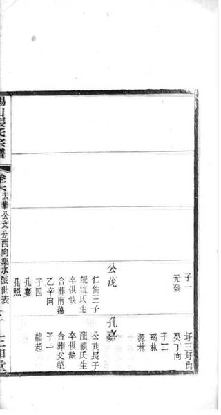 族谱预览