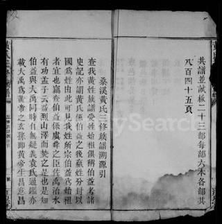 族谱预览