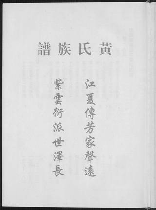 族谱预览