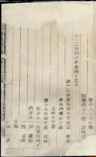 族谱预览