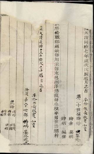 族谱预览