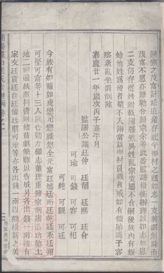 族谱预览