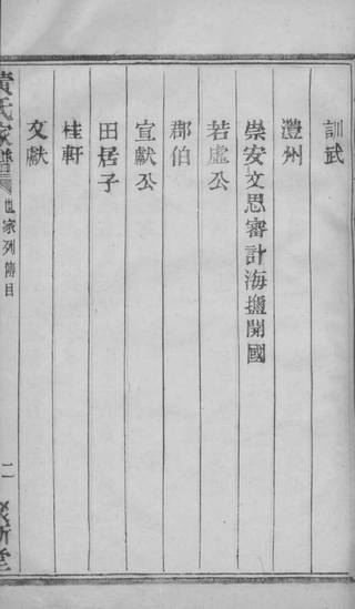 族谱预览